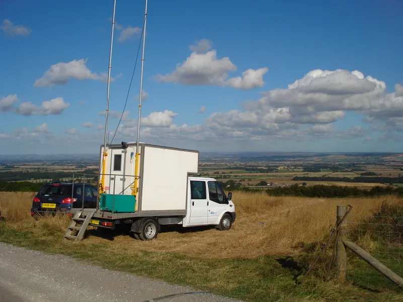 AGS recording unit on a survey line